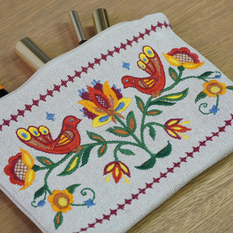 Косметичка Дерево Життя (бежева) Фото № - 2
